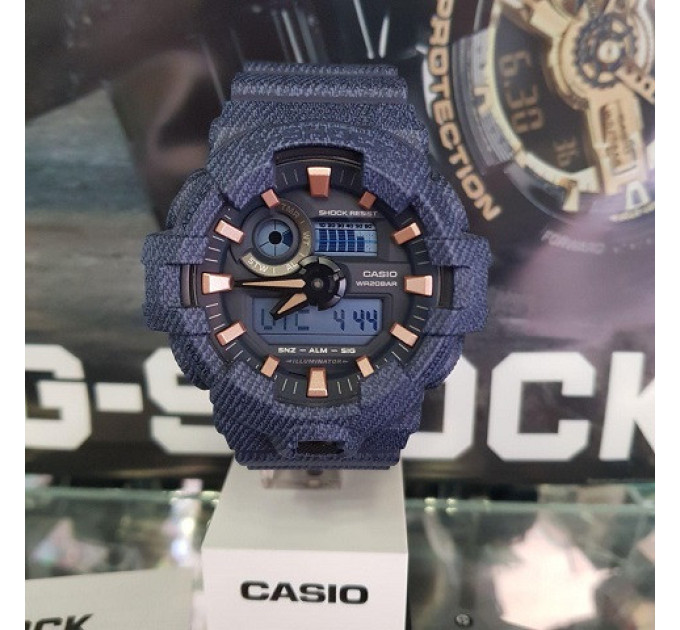 Купить Часы CASIO GA-700DE-2AER ⌚ Наручные часы на fabrikachasov.com ⭐ Бесплатная доставка по Украине от 3000 грн ✈ Гарантия ✔ 10.000 моделей. Скидки!