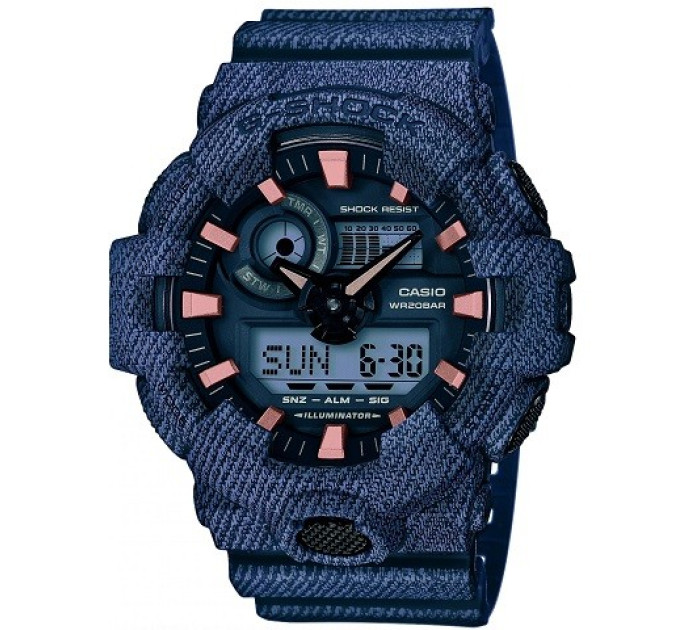 Купить Часы CASIO GA-700DE-2AER ⌚ Наручные часы на fabrikachasov.com ⭐ Бесплатная доставка по Украине от 3000 грн ✈ Гарантия ✔ 10.000 моделей. Скидки!