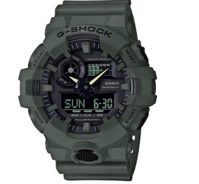Купить Часы Casio GA-700UC-3AER ⌚ Наручные часы на fabrikachasov.com ⭐ Бесплатная доставка по Украине от 3000 грн ✈ Гарантия ✔ 10.000 моделей. Скидки!