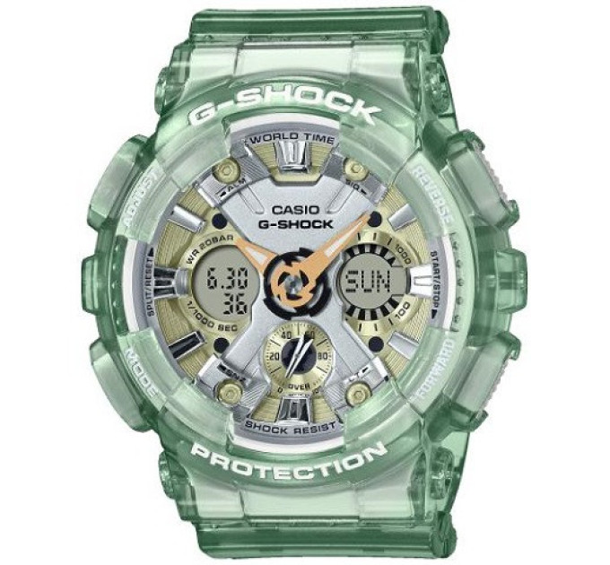 Купити ГОДИННИК CASIO GMA-S120GS-3AER ⌚ Наручні годинники на fabrikachasov.com ⭐ Безкоштовна доставка по Україні від 3000 грн ✈ Гарантія ✔ 10.000 моделей годинників кращих брендів!