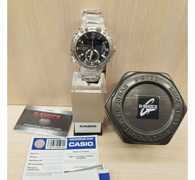 Купити ГОДИННИК CASIO GST-B200D-1AER ⌚ Наручні годинники на fabrikachasov.com ⭐ Безкоштовна доставка по Україні від 3000 грн ✈ Гарантія ✔ 10.000 моделей. Знижки!
