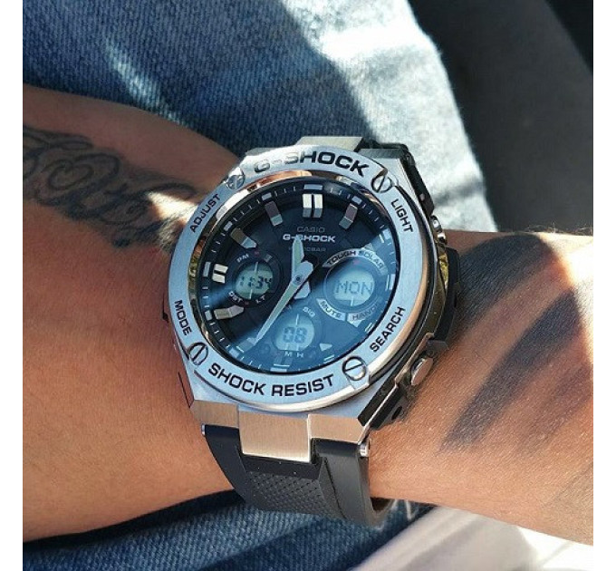 Купить Часы Casio GST-W110-1AER ⌚ Наручные часы на fabrikachasov.com ⭐ Бесплатная доставка по Украине от 3000 грн ✈ Гарантия ✔ 10.000 моделей. Скидки!
