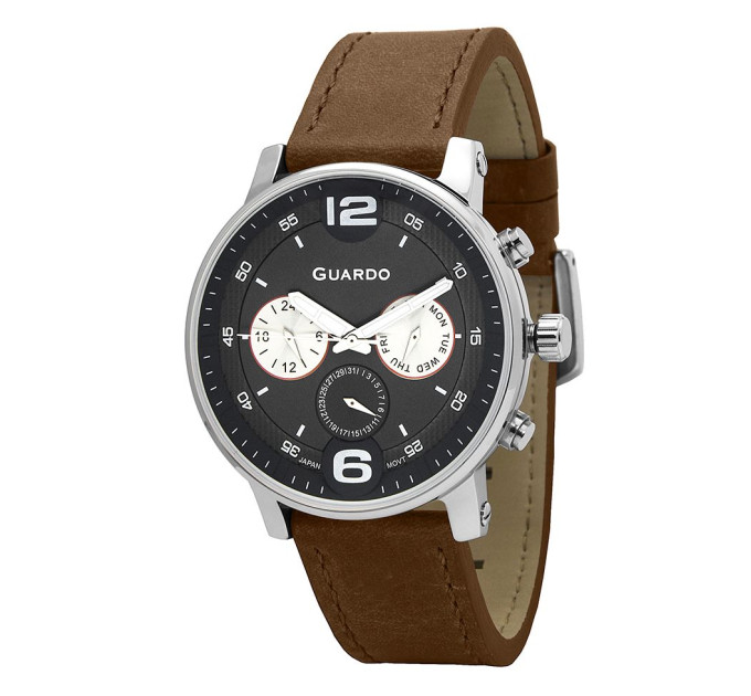 Купити Часи GUARDO PREMIUM 12432(1)-1 ⌚ Наручні годинники на fabrikachasov.com ⭐ Безкоштовна доставка по Україні від 3000 грн ✈ Гарантія ✔ 10.000 моделей годинників кращих брендів!