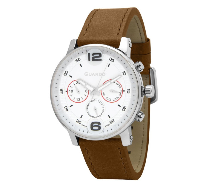 Купити Часи GUARDO PREMIUM 12432(1)-3 ⌚ Наручні годинники на fabrikachasov.com ⭐ Безкоштовна доставка по Україні від 3000 грн ✈ Гарантія ✔ 10.000 моделей годинників кращих брендів!