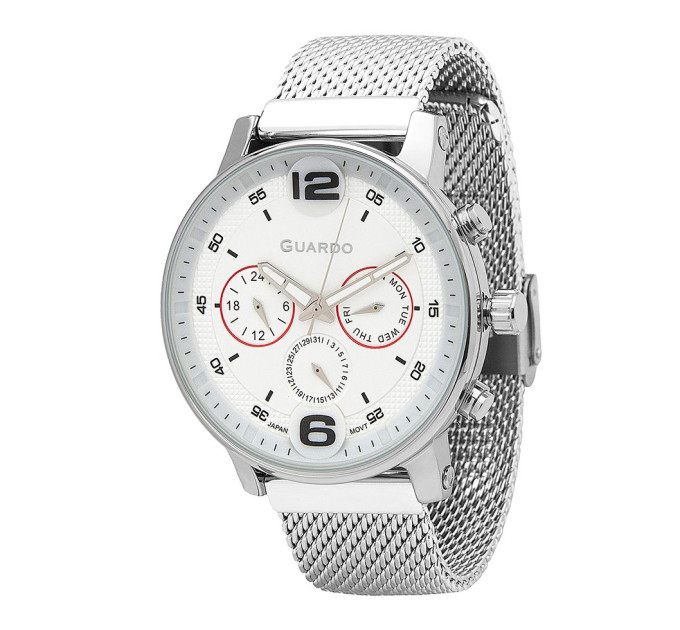 Купити Часи GUARDO PREMIUM 12432(2)-1 ⌚ Наручні годинники на fabrikachasov.com ⭐ Безкоштовна доставка по Україні від 3000 грн ✈ Гарантія ✔ 10.000 моделей годинників кращих брендів!