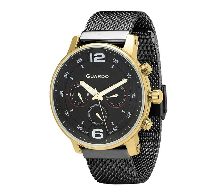 Купити Часи GUARDO PREMIUM 12432(2)-3 ⌚ Наручні годинники на fabrikachasov.com ⭐ Безкоштовна доставка по Україні від 3000 грн ✈ Гарантія ✔ 10.000 моделей. Знижки!