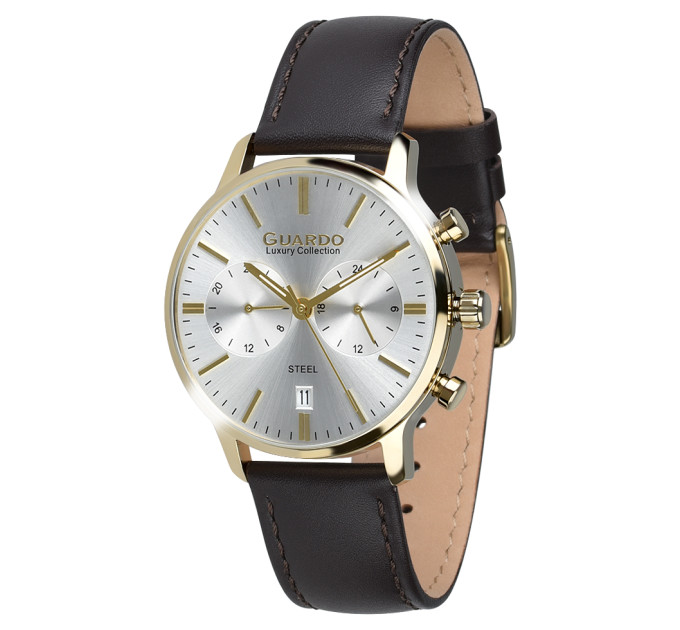 Купити ГОДИННИК GUARDO PREMIUM S01476-4 ⌚ Наручні годинники на fabrikachasov.com ⭐ Безкоштовна доставка по Україні від 3000 грн ✈ Гарантія ✔ 10.000 моделей. Знижки!