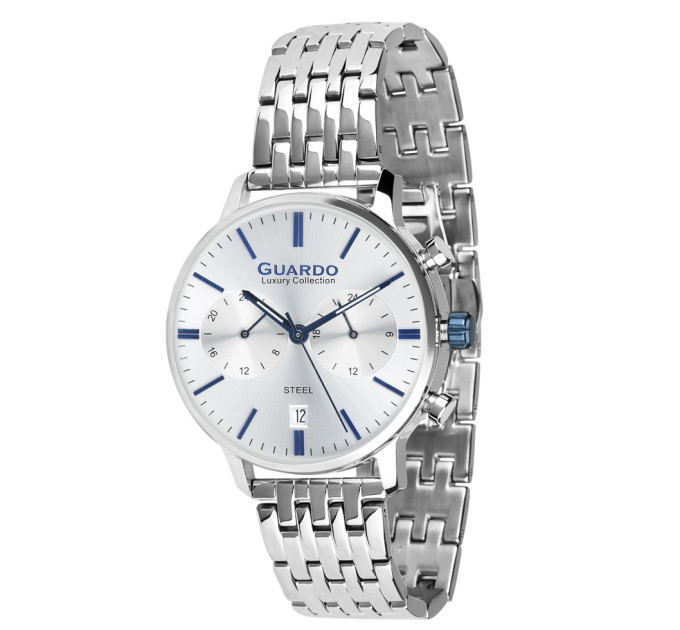 Купити ГОДИННИК GUARDO PREMIUM S01476(1)-1 ⌚ Наручні годинники на fabrikachasov.com ⭐ Безкоштовна доставка по Україні від 3000 грн ✈ Гарантія ✔ 10.000 моделей. Знижки!