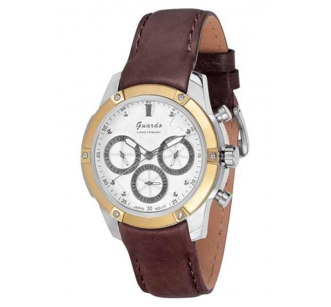 Купити Часи GUARDO PREMIUM S0942-4 ⌚ Наручні годинники на fabrikachasov.com ⭐ Безкоштовна доставка по Україні від 3000 грн ✈ Гарантія ✔ 10.000 моделей годинників кращих брендів!