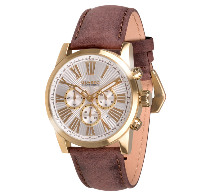Купити ГОДИННИК GUARDO PREMIUM S1578-4 ⌚ Наручні годинники на fabrikachasov.com ⭐ Безкоштовна доставка по Україні від 3000 грн ✈ Гарантія ✔ 10.000 моделей. Знижки!