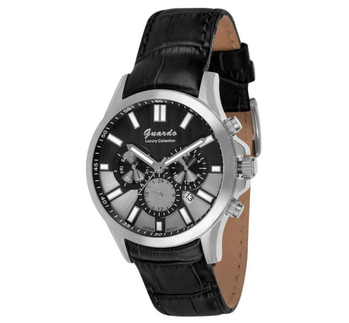Купить Часы GUARDO PREMIUM S8071-1 ⌚ Наручные часы на fabrikachasov.com ⭐ Бесплатная доставка по Украине от 3000 грн ✈ Гарантия ✔ 10.000 моделей часов лучших брендов!