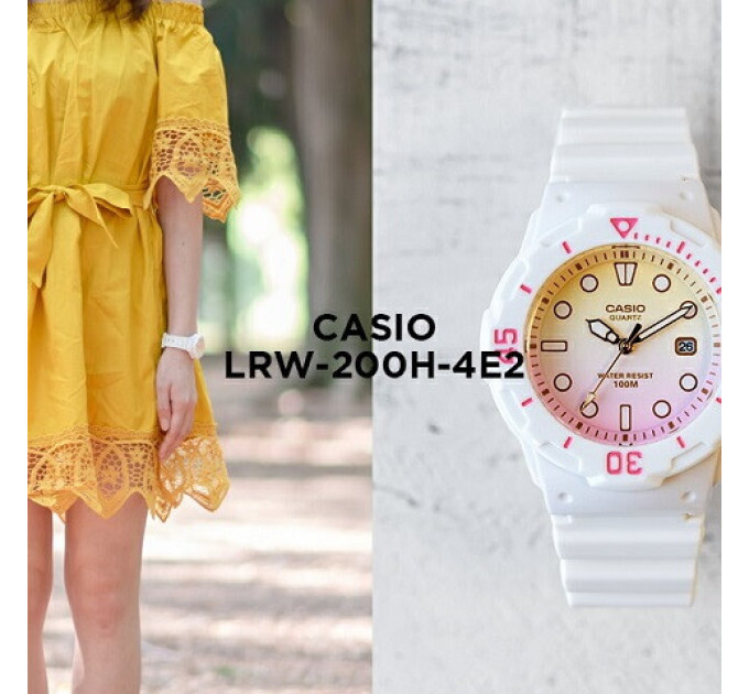Купить Часы CASIO LRW-200H-4E2 ⌚ Наручные часы на fabrikachasov.com ⭐ Бесплатная доставка по Украине от 3000 грн ✈ Гарантия ✔ 10.000 моделей часов лучших брендов!