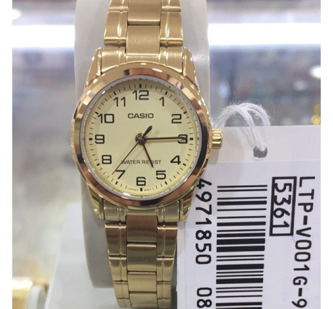 Купити ГОДИННИК CASIO LTP-V001G-9BUDF ⌚ Наручні годинники на fabrikachasov.com ⭐ Безкоштовна доставка по Україні від 3000 грн ✈ Гарантія ✔ 10.000 моделей. Знижки!