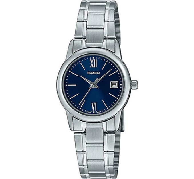 Купити ГОДИННИК CASIO LTP-V002D-2B3 ⌚ Наручні годинники на fabrikachasov.com ⭐ Безкоштовна доставка по Україні від 3000 грн ✈ Гарантія ✔ 10.000 моделей. Знижки!