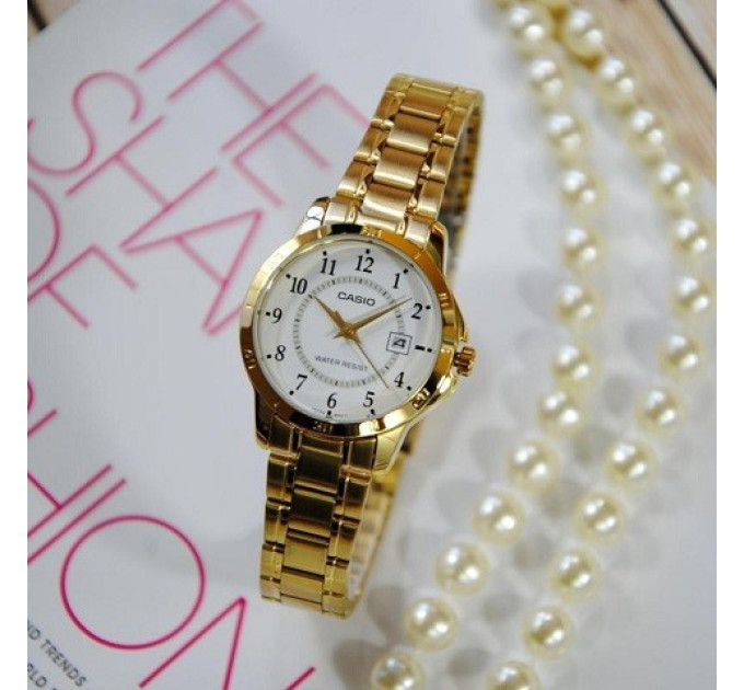 Купить Часы CASIO LTP-V004G-7BUDF ⌚ Наручные часы на fabrikachasov.com ⭐ Бесплатная доставка по Украине от 3000 грн ✈ Гарантия ✔ 10.000 моделей часов лучших брендов!