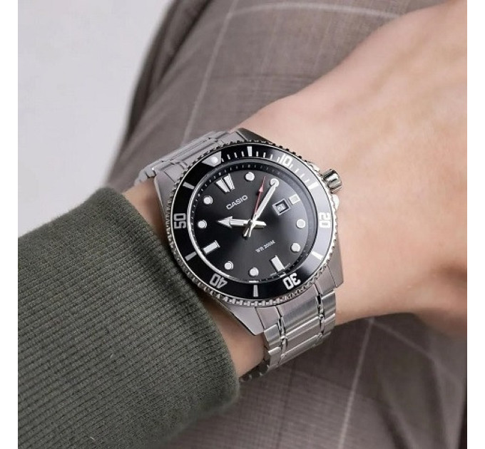 Купити ГОДИННИК CASIO MDV-107D-1A1VEF ⌚ Наручні годинники на fabrikachasov.com ⭐ Безкоштовна доставка по Україні від 3000 грн ✈ Гарантія ✔ 10.000 моделей годинників кращих брендів!
