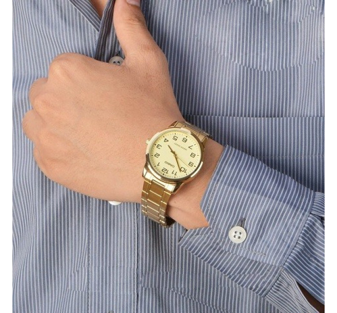 Купити ГОДИННИК CASIO MTP-V001G-9BUDF ⌚ Наручні годинники на fabrikachasov.com ⭐ Безкоштовна доставка по Україні від 3000 грн ✈ Гарантія ✔ 10.000 моделей. Знижки!