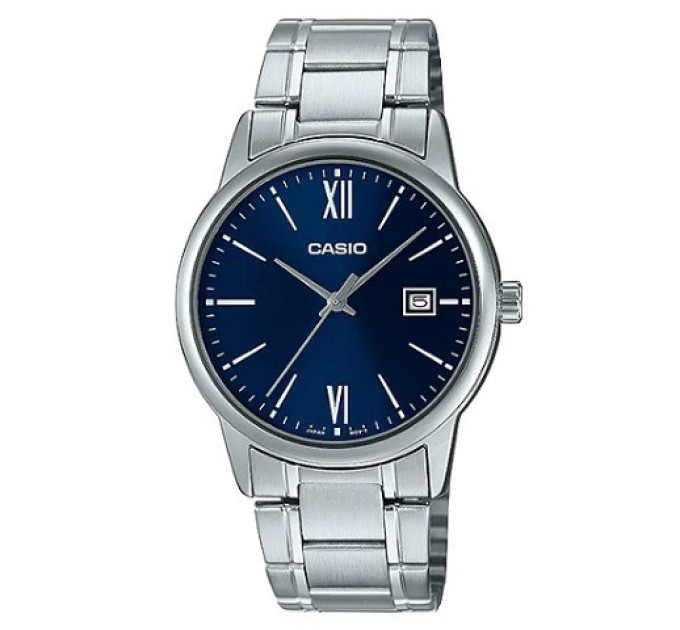 Купити ГОДИННИК CASIO MTP-V002D-2B3 ⌚ Наручні годинники на fabrikachasov.com ⭐ Безкоштовна доставка по Україні від 3000 грн ✈ Гарантія ✔ 10.000 моделей годинників кращих брендів!