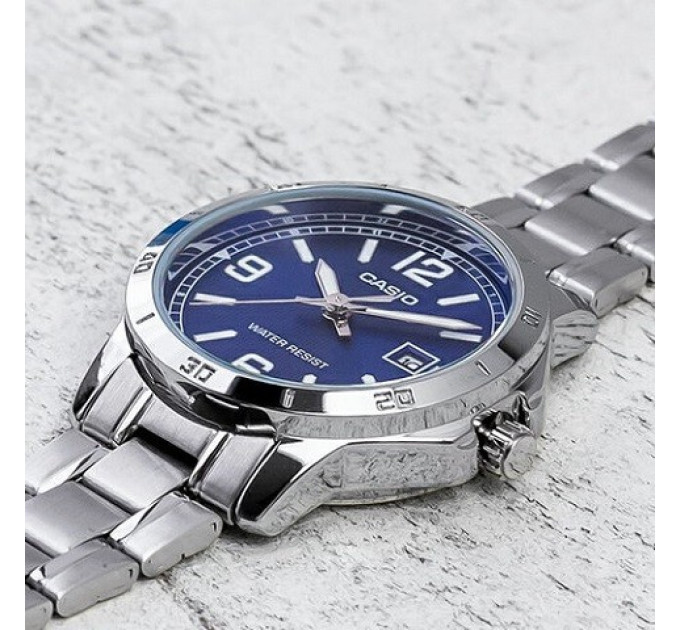 Купити ГОДИННИК CASIO MTP-V004D-2B ⌚ Наручні годинники на fabrikachasov.com ⭐ Безкоштовна доставка по Україні від 3000 грн ✈ Гарантія ✔ 10.000 моделей годинників кращих брендів!