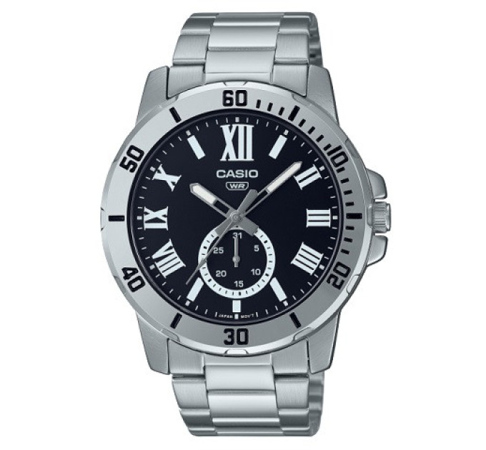 Купити ГОДИННИК CASIO MTP-VD200D-1B ⌚ Наручні годинники на fabrikachasov.com ⭐ Безкоштовна доставка по Україні від 3000 грн ✈ Гарантія ✔ 10.000 моделей годинників кращих брендів!