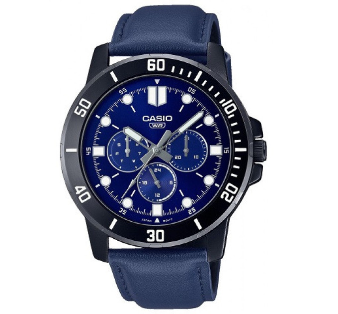 Купити ГОДИННИК CASIO MTP-VD300BL-2EUDF ⌚ Наручні годинники на fabrikachasov.com ⭐ Безкоштовна доставка по Україні від 3000 грн ✈ Гарантія ✔ 10.000 моделей. Знижки!