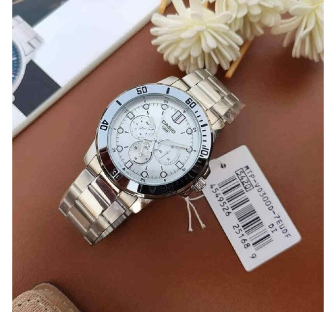 Купити ГОДИННИК CASIO MTP-VD300D-7E ⌚ Наручні годинники на fabrikachasov.com ⭐ Безкоштовна доставка по Україні від 3000 грн ✈ Гарантія ✔ 10.000 моделей годинників кращих брендів!