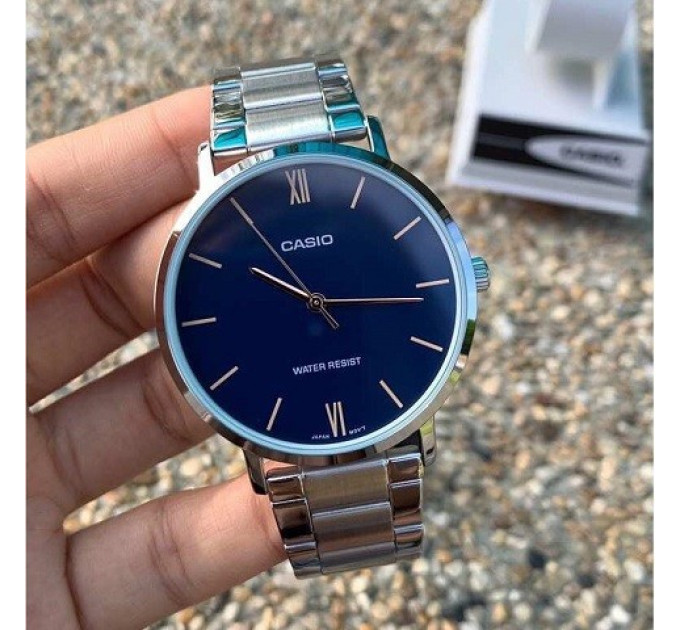 Купить Часы CASIO MTP-VT01D-2B ⌚ Наручные часы на fabrikachasov.com ⭐ Бесплатная доставка по Украине от 3000 грн ✈ Гарантия ✔ 10.000 моделей часов лучших брендов!