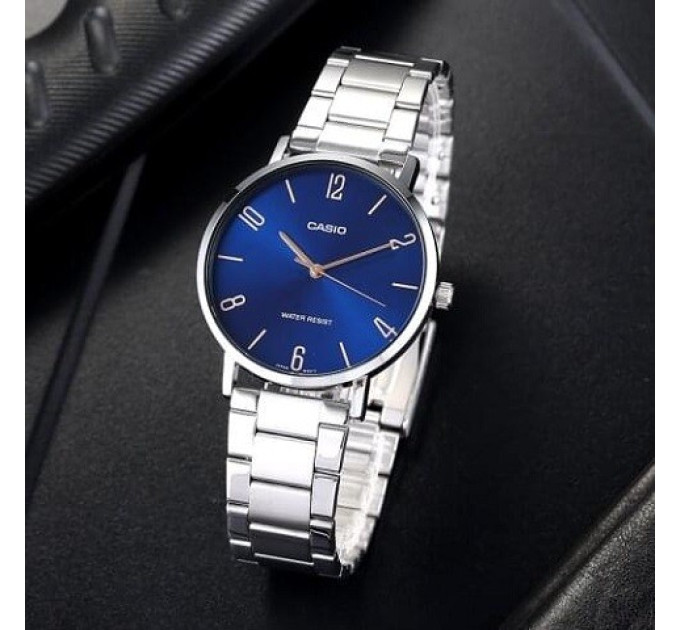 Купити ГОДИННИК CASIO MTP-VT01D-2B2 ⌚ Наручні годинники на fabrikachasov.com ⭐ Безкоштовна доставка по Україні від 3000 грн ✈ Гарантія ✔ 10.000 моделей. Знижки!