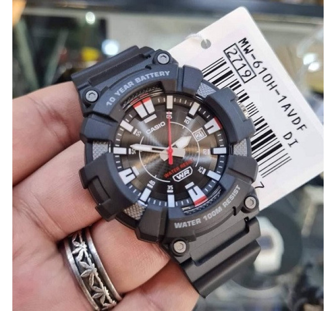 Купить Часы CASIO MW-610H-1A ⌚ Наручные часы на fabrikachasov.com ⭐ Бесплатная доставка по Украине от 3000 грн ✈ Гарантия ✔ 10.000 моделей. Скидки!