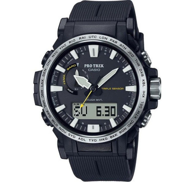 Купити ГОДИННИК CASIO PRW-61-1AER ⌚ Наручні годинники на fabrikachasov.com ⭐ Безкоштовна доставка по Україні від 3000 грн ✈ Гарантія ✔ 10.000 моделей. Знижки!