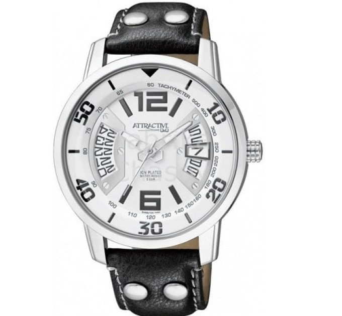 Купити ГОДИННИК Q&Q ATTRACTIVE DA68J304Y ⌚ Наручні годинники на fabrikachasov.com ⭐ Безкоштовна доставка по Україні від 3000 грн ✈ Гарантія ✔ 10.000 моделей. Знижки!