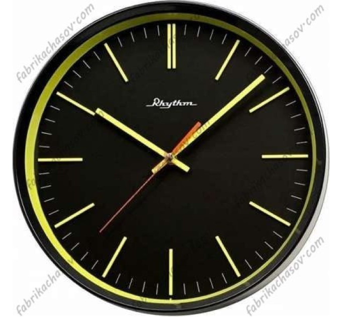 Купить Настенные часы RHYTHM 525 желтые ⌚ Наручные часы на fabrikachasov.com ⭐ Бесплатная доставка по Украине от 3000 грн ✈ Гарантия ✔ 10.000 моделей часов лучших брендов!