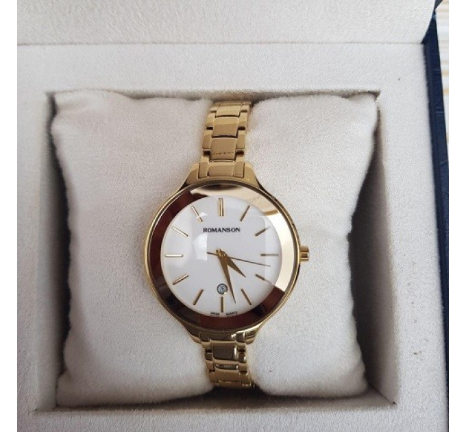 Купити ГОДИННИК ROMANSON RM4208LL1G ⌚ Наручні годинники на fabrikachasov.com ⭐ Безкоштовна доставка по Україні від 3000 грн ✈ Гарантія ✔ 10.000 моделей годинників кращих брендів!