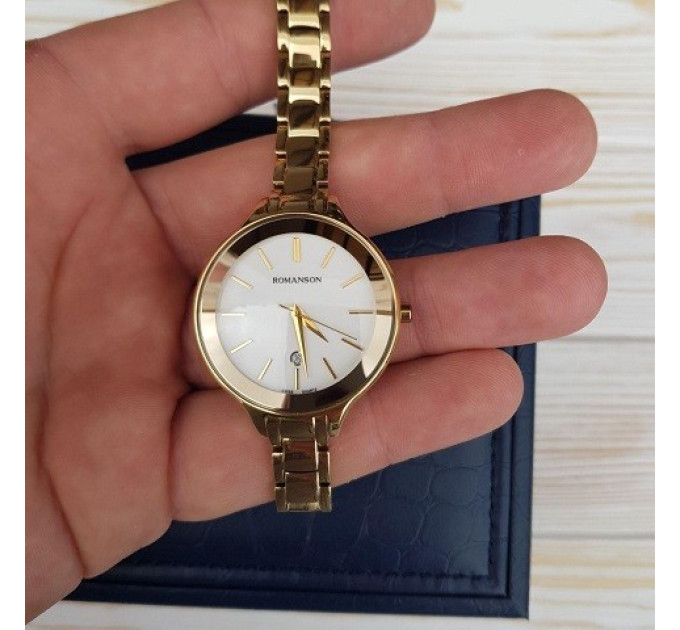 Купити ГОДИННИК ROMANSON RM4208LL1G ⌚ Наручні годинники на fabrikachasov.com ⭐ Безкоштовна доставка по Україні від 3000 грн ✈ Гарантія ✔ 10.000 моделей годинників кращих брендів!