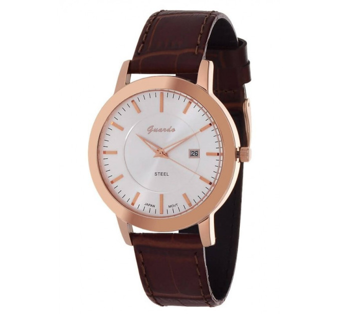 Купити ГОДИННИК GUARDO PREMIUM S00992-8 ⌚ Наручні годинники на fabrikachasov.com ⭐ Безкоштовна доставка по Україні від 3000 грн ✈ Гарантія ✔ 10.000 моделей. Знижки!