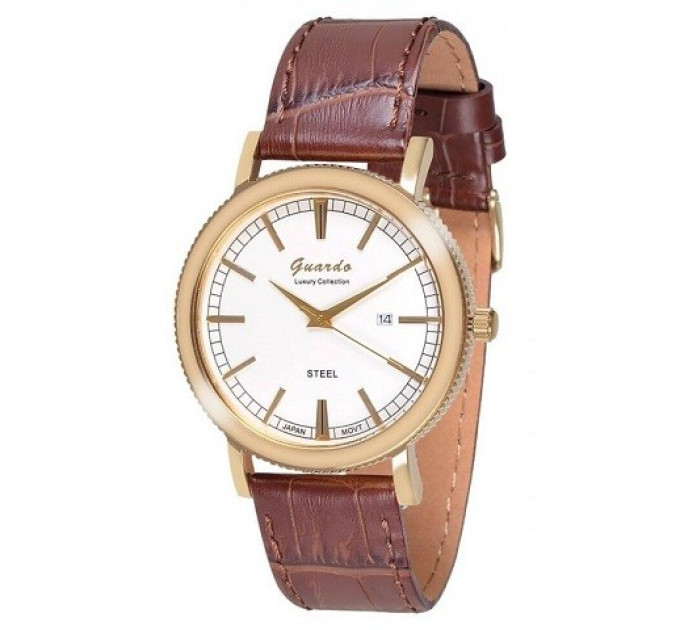 Купити ГОДИННИК GUARDO PREMIUM S01011-3 ⌚ Наручні годинники на fabrikachasov.com ⭐ Безкоштовна доставка по Україні від 3000 грн ✈ Гарантія ✔ 10.000 моделей. Знижки!