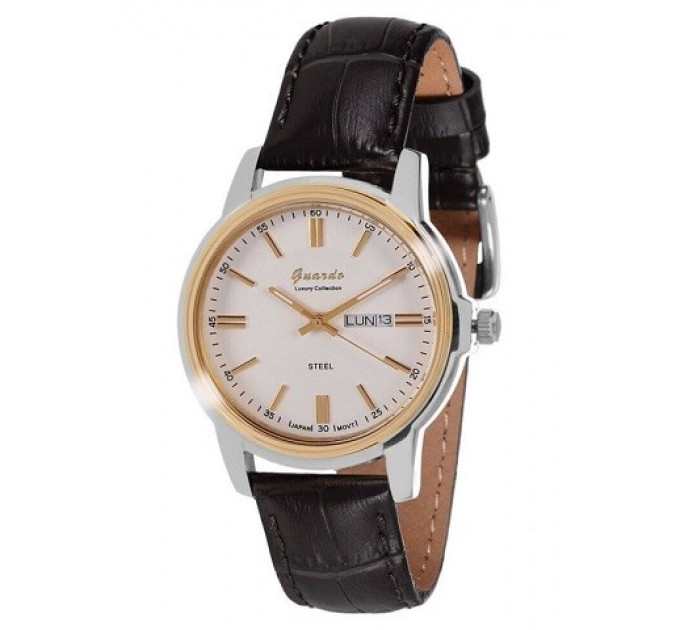 Купити ГОДИННИК GUARDO PREMIUM S01100-6 ⌚ Наручні годинники на fabrikachasov.com ⭐ Безкоштовна доставка по Україні від 3000 грн ✈ Гарантія ✔ 10.000 моделей годинників кращих брендів!