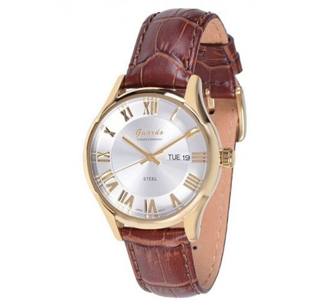 Купити ГОДИННИК GUARDO PREMIUM S01385-6 ⌚ Наручні годинники на fabrikachasov.com ⭐ Безкоштовна доставка по Україні від 3000 грн ✈ Гарантія ✔ 10.000 моделей. Знижки!
