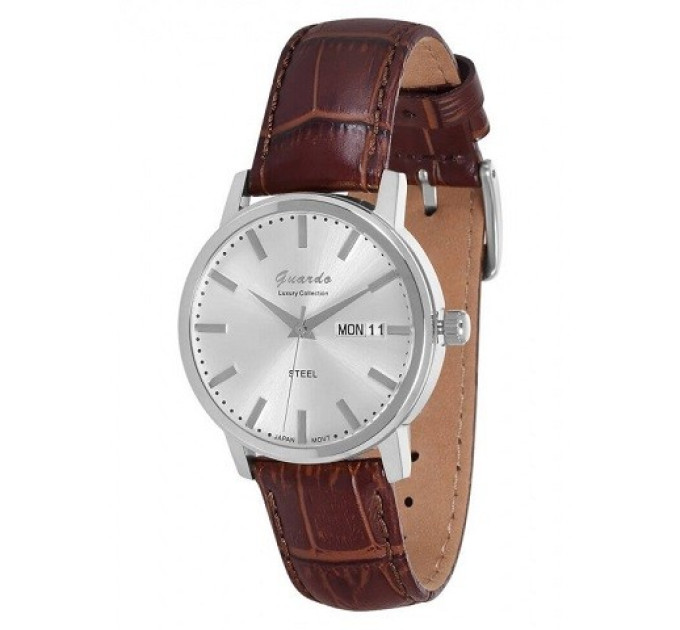 Купити ГОДИННИК GUARDO PREMIUM S01393-2 ⌚ Наручні годинники на fabrikachasov.com ⭐ Безкоштовна доставка по Україні від 3000 грн ✈ Гарантія ✔ 10.000 моделей. Знижки!