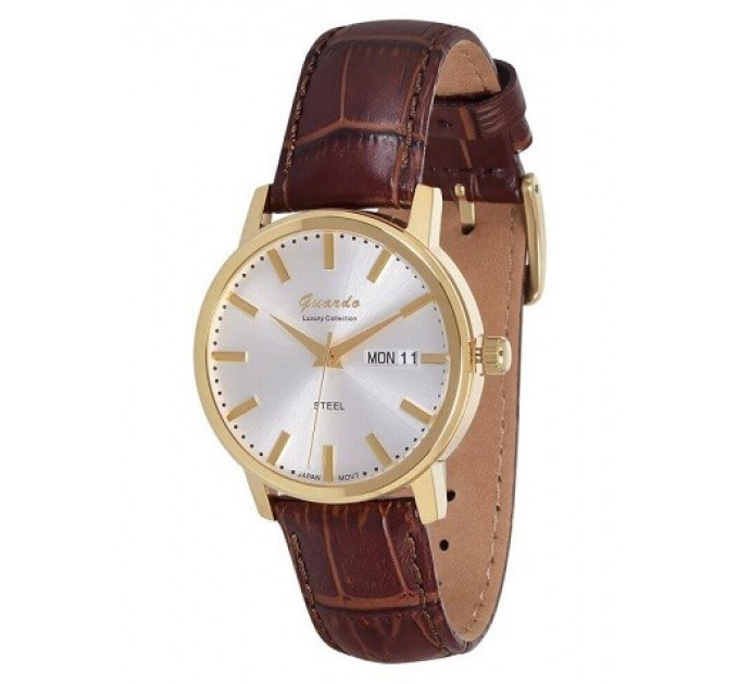 Купити ГОДИННИК GUARDO PREMIUM S01393-5 ⌚ Наручні годинники на fabrikachasov.com ⭐ Безкоштовна доставка по Україні від 3000 грн ✈ Гарантія ✔ 10.000 моделей. Знижки!