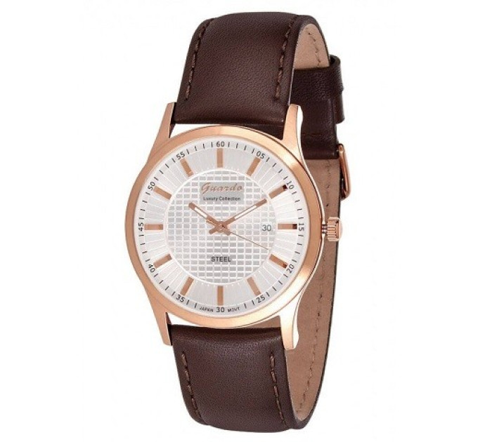 Купити ГОДИННИК GUARDO PREMIUM S01524-5 ⌚ Наручні годинники на fabrikachasov.com ⭐ Безкоштовна доставка по Україні від 3000 грн ✈ Гарантія ✔ 10.000 моделей. Знижки!