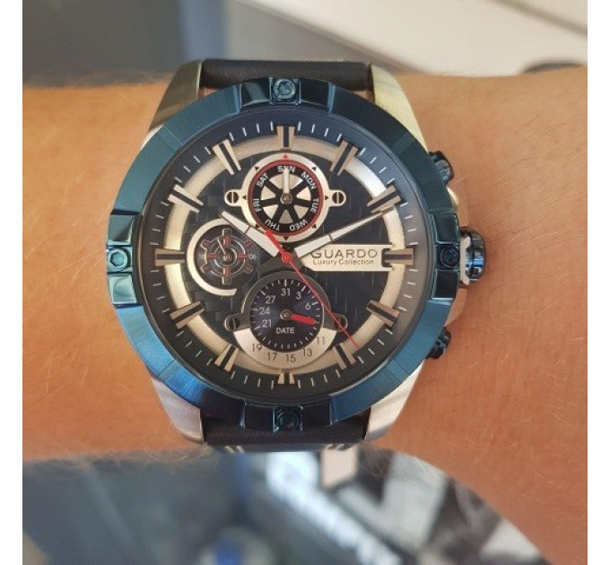 Купити ГОДИННИК GUARDO PREMIUM S01630-2 ⌚ Наручні годинники на fabrikachasov.com ⭐ Безкоштовна доставка по Україні від 3000 грн ✈ Гарантія ✔ 10.000 моделей. Знижки!