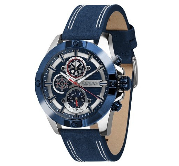 Купити ГОДИННИК GUARDO PREMIUM S01630-2 ⌚ Наручні годинники на fabrikachasov.com ⭐ Безкоштовна доставка по Україні від 3000 грн ✈ Гарантія ✔ 10.000 моделей. Знижки!