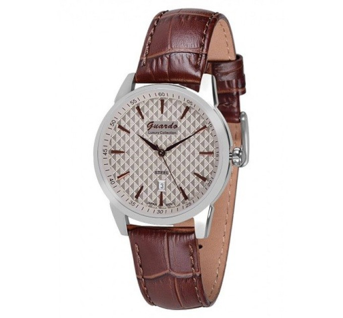 Купити ГОДИННИК GUARDO PREMIUM S01747(1)-2 ⌚ Наручні годинники на fabrikachasov.com ⭐ Безкоштовна доставка по Україні від 3000 грн ✈ Гарантія ✔ 10.000 моделей годинників кращих брендів!