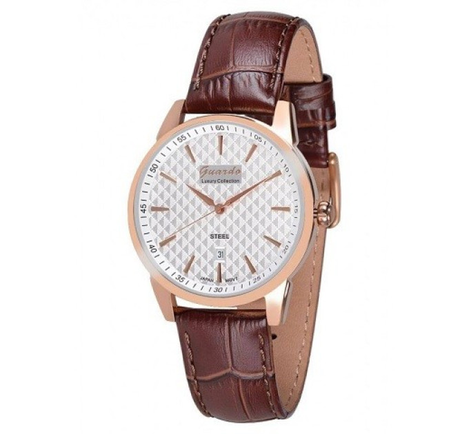 Купити ГОДИННИК GUARDO PREMIUM S01747(1)-5 ⌚ Наручні годинники на fabrikachasov.com ⭐ Безкоштовна доставка по Україні від 3000 грн ✈ Гарантія ✔ 10.000 моделей. Знижки!