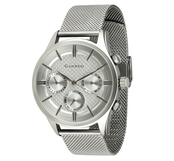 Купити ГОДИННИК GUARDO PREMIUM S02588-1 ⌚ Наручні годинники на fabrikachasov.com ⭐ Безкоштовна доставка по Україні від 3000 грн ✈ Гарантія ✔ 10.000 моделей годинників кращих брендів!