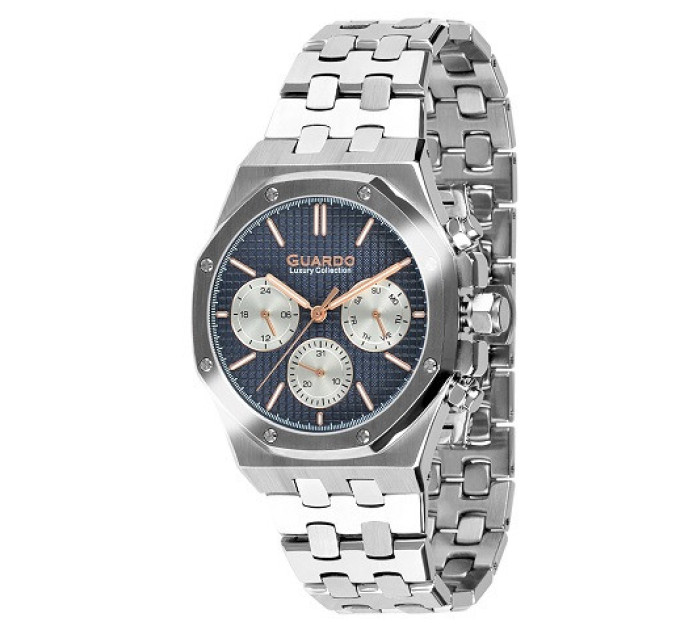 Купити ГОДИННИК GUARDO PREMIUM S03008-3 ⌚ Наручні годинники на fabrikachasov.com ⭐ Безкоштовна доставка по Україні від 3000 грн ✈ Гарантія ✔ 10.000 моделей. Знижки!