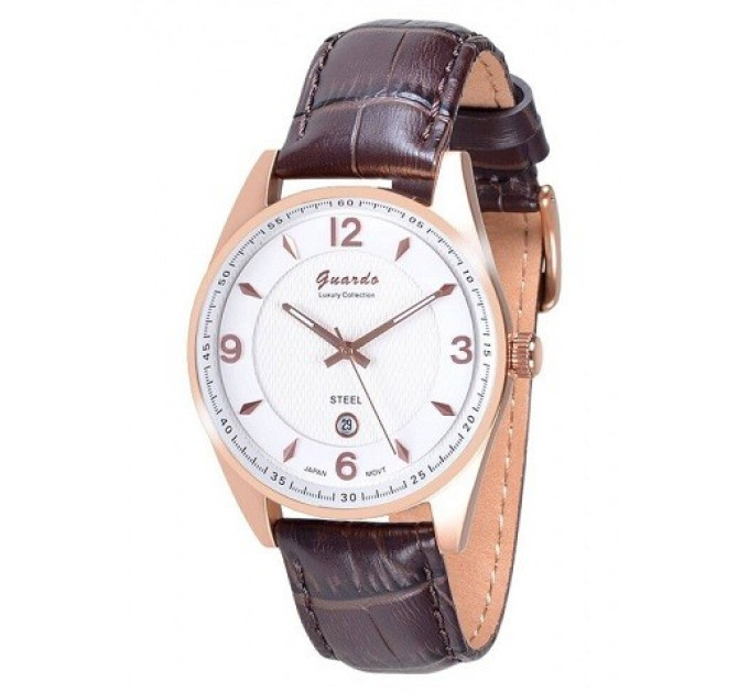 Купити ГОДИННИК GUARDO PREMIUM S08787-9 ⌚ Наручні годинники на fabrikachasov.com ⭐ Безкоштовна доставка по Україні від 3000 грн ✈ Гарантія ✔ 10.000 моделей. Знижки!