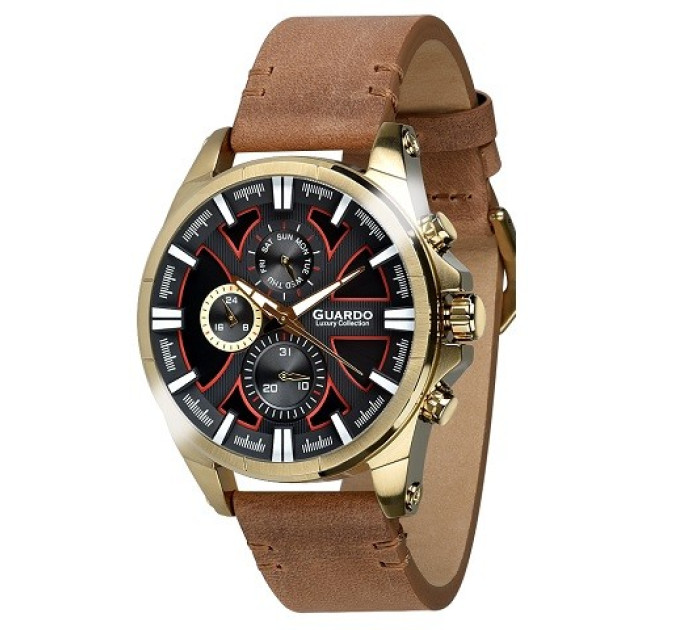 Купить Часы GUARDO PREMIUM S1631-9 ⌚ Наручные часы на fabrikachasov.com ⭐ Бесплатная доставка по Украине от 3000 грн ✈ Гарантия ✔ 10.000 моделей часов лучших брендов!