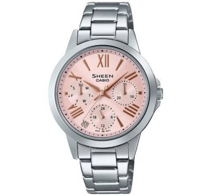 Купити ГОДИННИК CASIO SHE-3516D-4AUEF ⌚ Наручні годинники на fabrikachasov.com ⭐ Безкоштовна доставка по Україні від 3000 грн ✈ Гарантія ✔ 10.000 моделей годинників кращих брендів!